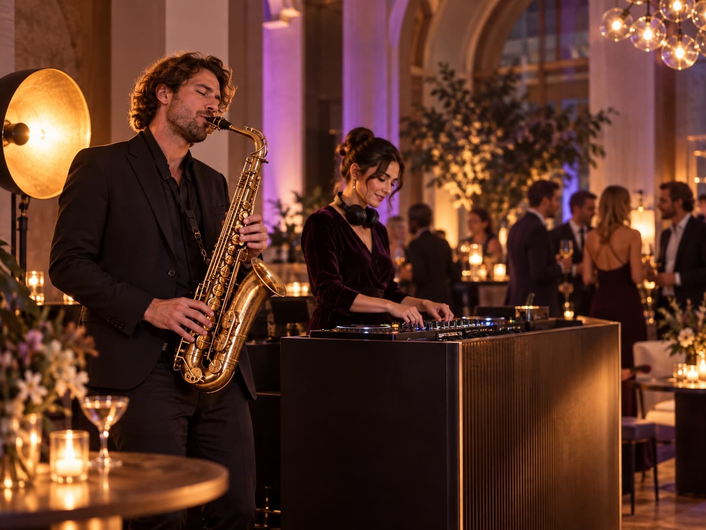 Live music performance at an event in Belgium
